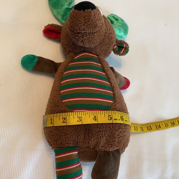Okee Dokee Reindeer Plush Green And Brown - Picture 11 of 11